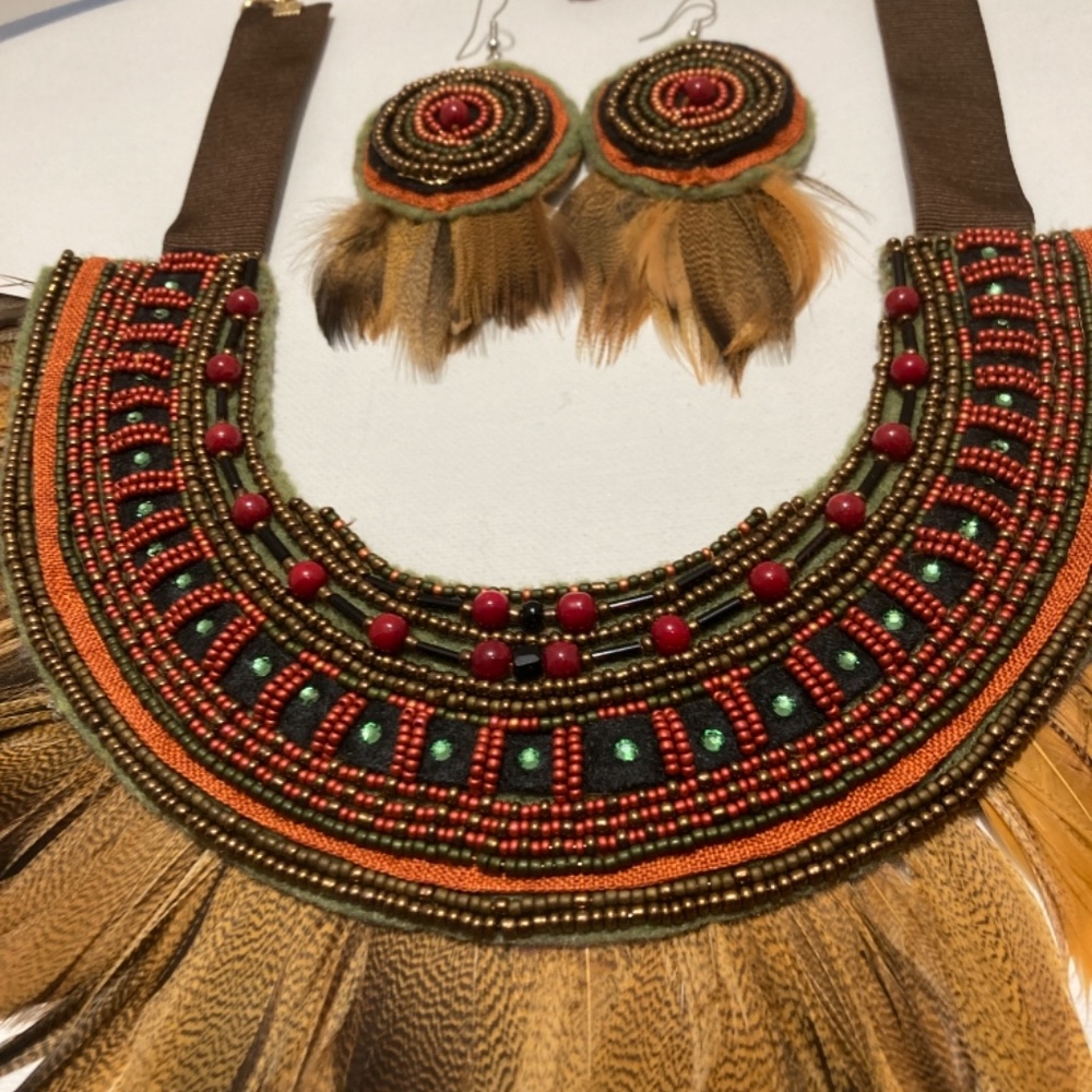 American Indian tribal necklace - Picture 5 of 5